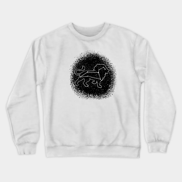 Astrology Leo Constellation Crewneck Sweatshirt by santenebra